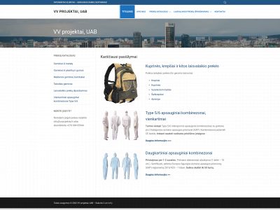 vvprojektai.lt snapshot
