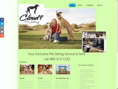 cloud9petsitting.com snapshot