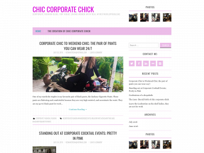 chiccorporatechick.com snapshot