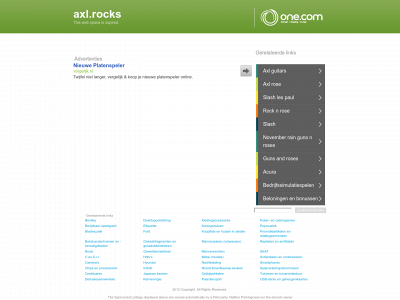 axl.rocks snapshot
