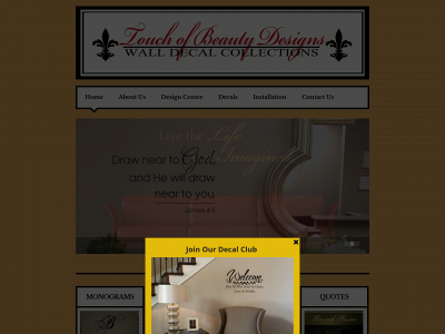 touchofbeautydesigns.com snapshot