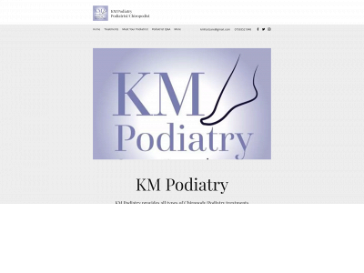 kmpodiatry.co.uk snapshot