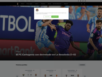 futbolclubcartagena.com snapshot