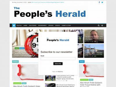 thepeoplesherald.news snapshot