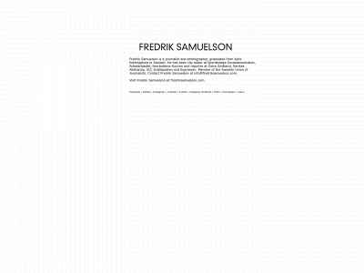 fredriksamuelson.se snapshot