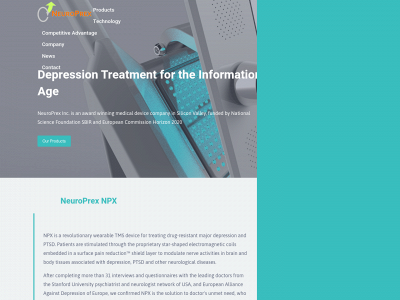 neuroprexinc.com snapshot
