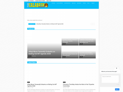 thecalabashnewspaper.com snapshot