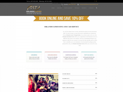 orlandoluxurytransportation.com snapshot