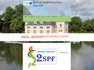 seniorssportifspaysflechois.fr snapshot