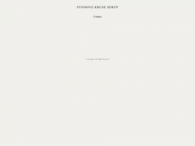 synnoevekruseserup.com snapshot