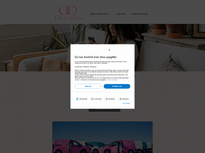 damernadamm.se snapshot