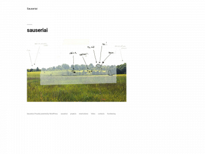 sauseriai.lt snapshot