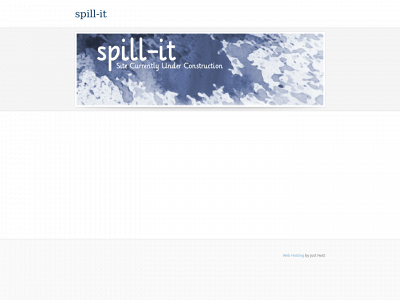 spill-it.com snapshot