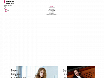 womenmegamart.com snapshot