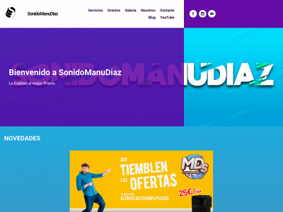 sonidomanudiaz.com snapshot