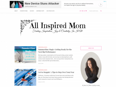 allinspiredmom.com snapshot