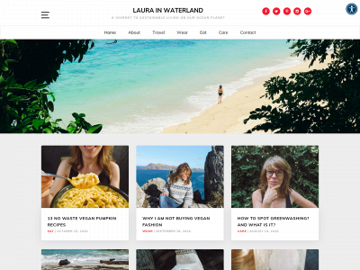 laurainwaterland.com snapshot