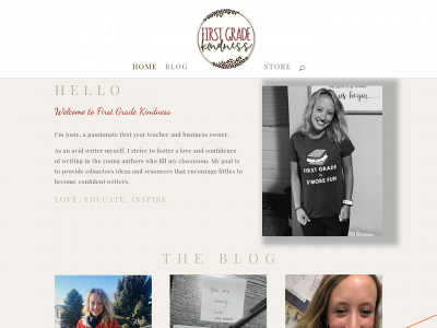 firstgradekindness.com snapshot