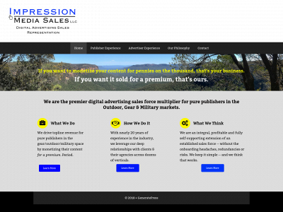 impressionmediasales.com snapshot