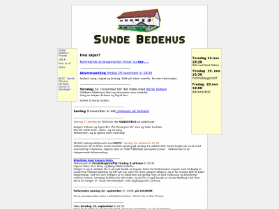 sundebedehus.no snapshot