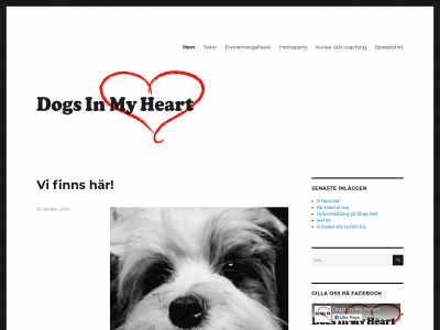 dogsinmyheart.se snapshot