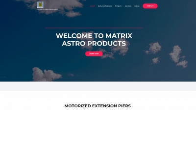 matrixastroproducts.com snapshot
