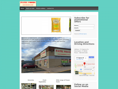 patelindianstore.com snapshot