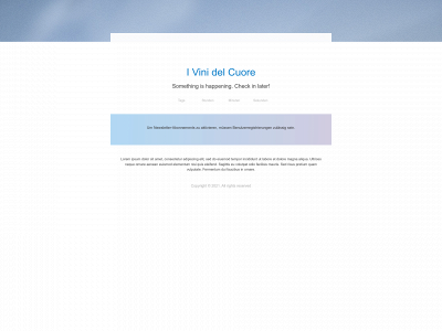 vinidelcuore.com snapshot