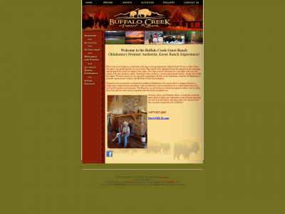 buffalocreekguestranch.com snapshot