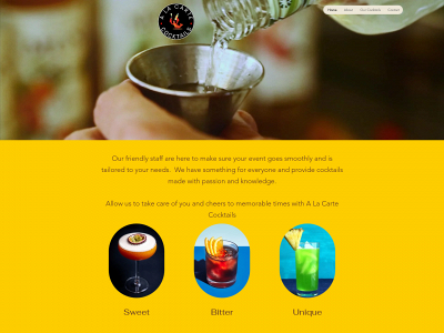 alacartecocktails.co.uk snapshot