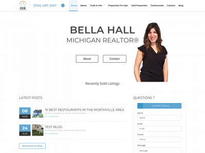 bella-hall.com snapshot