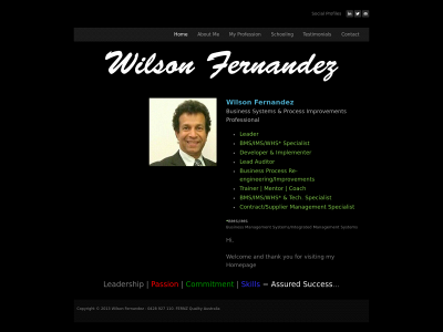 wilsonfernandez.id.au snapshot