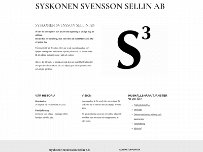 syskonensvenssonsellin.se snapshot