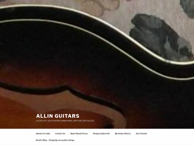 allinguitars.com snapshot