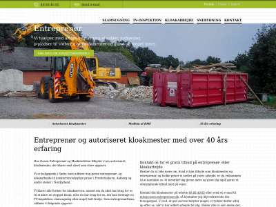 ousen-entreprenoer.dk snapshot