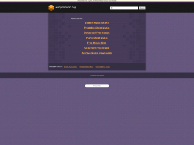 www.sinopolimusic.org snapshot