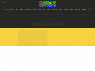 www.decampwaste.com snapshot