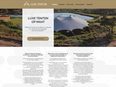 luxe-tent.be snapshot