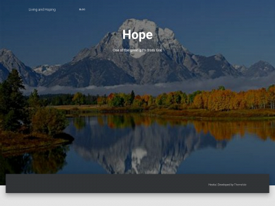 livingandhoping.com snapshot