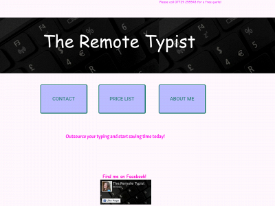 remote-typist.com snapshot
