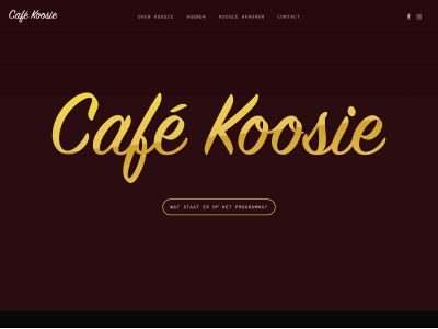 cafekoosie.nl snapshot