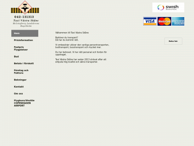 taxihelsingborg.com snapshot