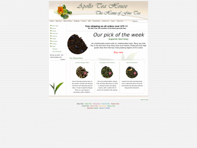 apollotea.com snapshot