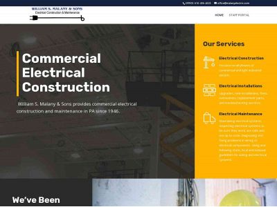 malanyelectric.com snapshot