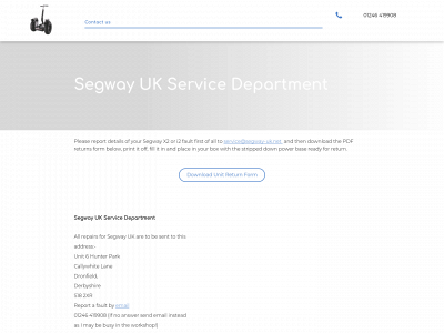 segway-service.co.uk snapshot