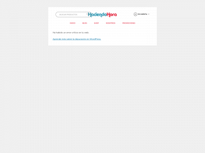 haciendohoraweb.com snapshot