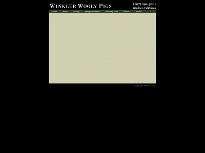 winklerwoolypigs.com snapshot