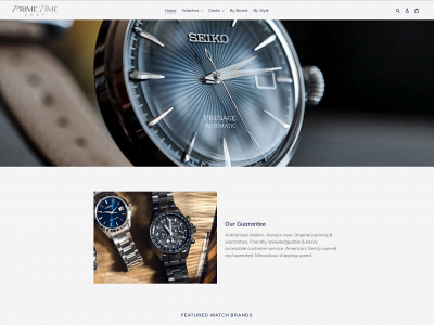 primetimeshop.com snapshot