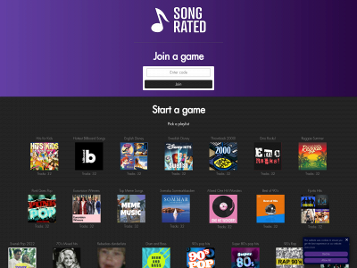 songrated.com snapshot