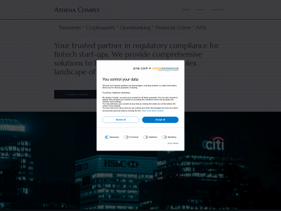 athenacomply.io snapshot
